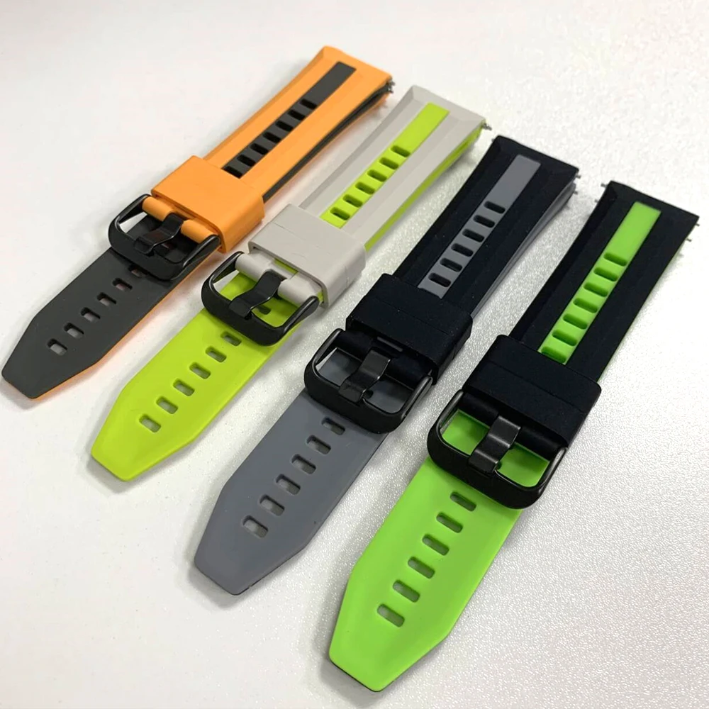 Correa suave de silicona de 22mm para Xiaomi Watch color2 S1pro S2 S3 S4 pulsera deportiva Mi Watch para Redmi Watch 5 Active/Lite - imagen 3