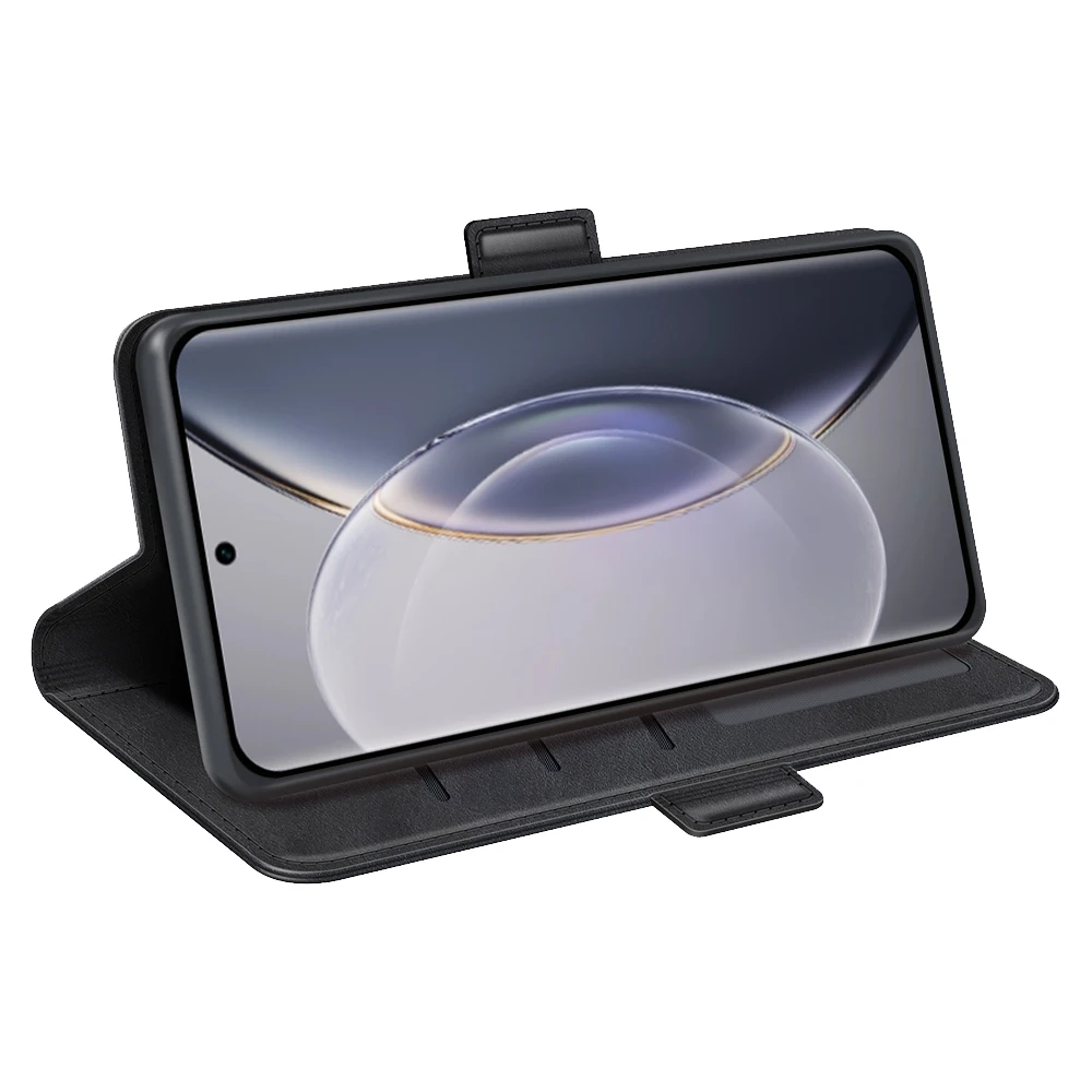 Funda de cuero con tapa para Vivo X90 Pro, funda de teléfono con imán Vintage - imagen 3