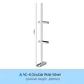 Double rods Silvery