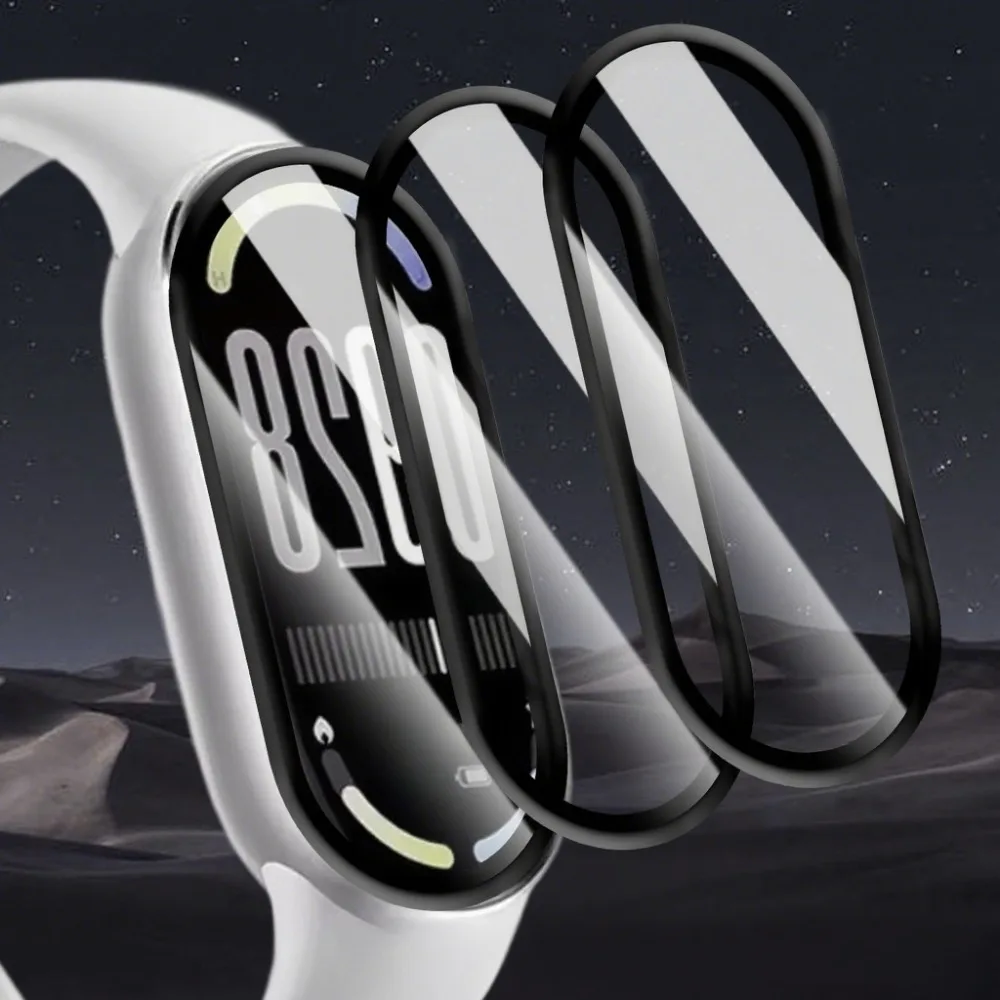 1/3/5 Uds 3D Protector de pantalla de cobertura completa para Xiaomi Band 10 Watch HD película protectora antiarañazos para MiBand 10 NFC no vidrio - imagen 3