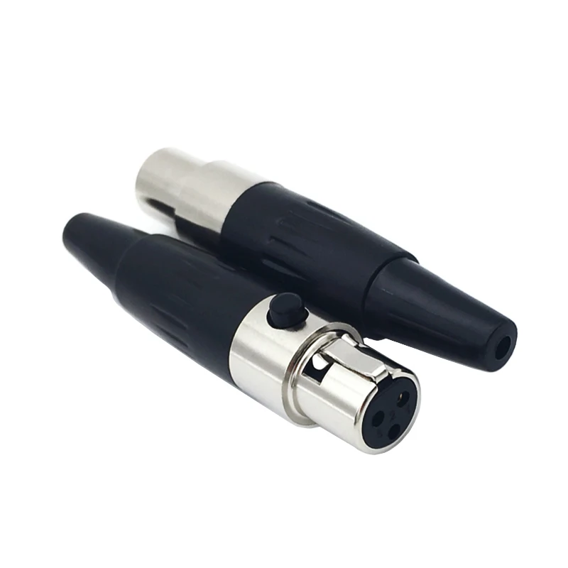 Mini conector de aviación XLR, enchufe hembra, aleación de zinc + pines de cobre, 3 4 5 6 7 pines, para conexión de audio y vídeo con micrófono MIC - imagen 3