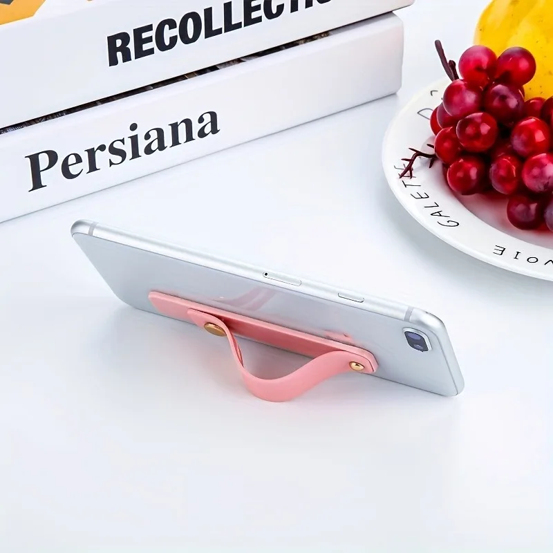 Conveniente correa de dedo telescópica para iPhone Pro Max, soporte para teléfono móvil, hebilla de anillo de dedo adhesiva de escritorio, correa de anillo de dedo - imagen 2