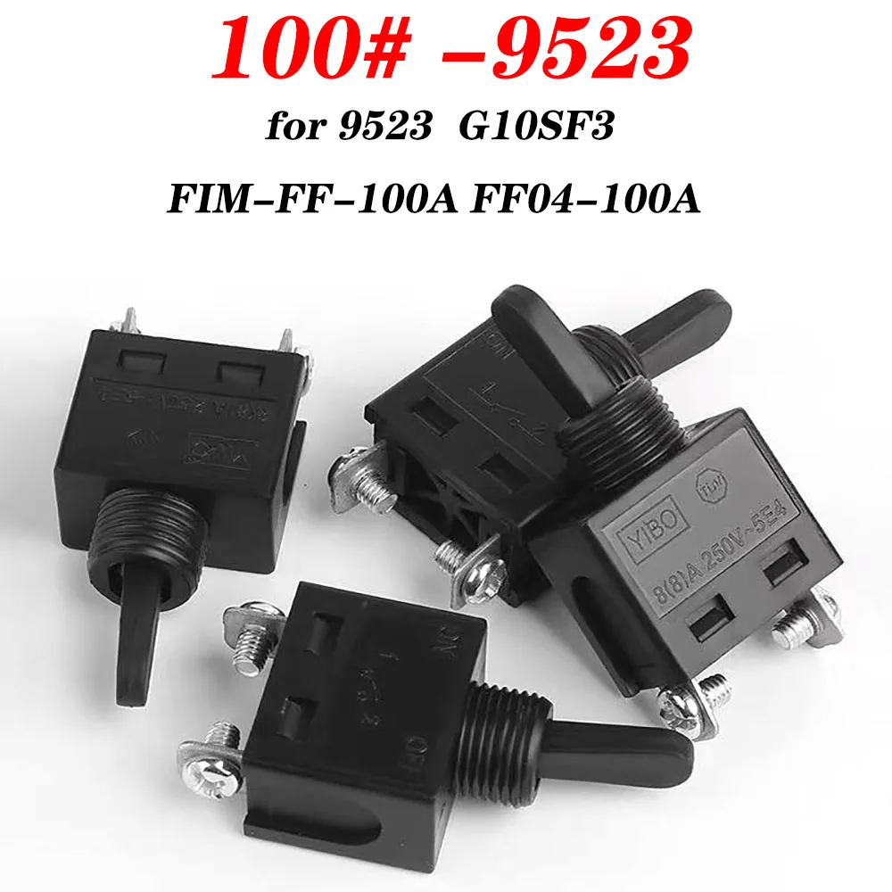 50 piezas 8A 250 V 9523-100 #   Herramienta eléctrica interruptor G10SF3 amoladora angular martillo eléctrico taladro de impacto 9523 - imagen 5