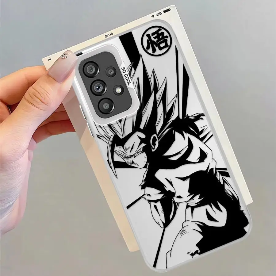 Funda de teléfono genial de Anime para Samsung Galaxy A13 A16 A34 A25 A32 A23 A22 A15 A12 A24 A14 carcasa blanda - imagen 4