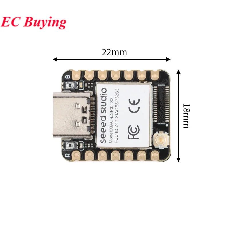 1 unidad-10 Uds Seeed Studio XIAO ESP32S3 Seeeduino ESP32-S3 2,4 Ghz WiFi Bluetooth BLE Mesh 5,0 módulo de placa de desarrollo para Arduino - imagen 5
