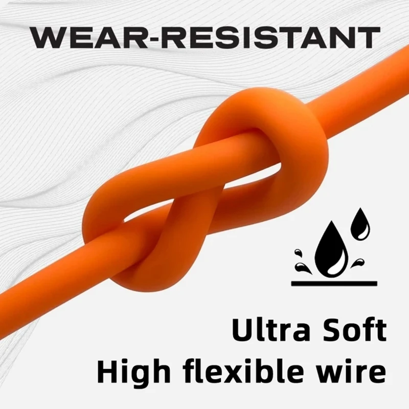 Cable de audio y vídeo Thunderbolt 3 USB C a tipo C de 20Gbps altamente flexible para 8K 5K 4K Macbook Pro Cable de datos de carga rápida - imagen 2