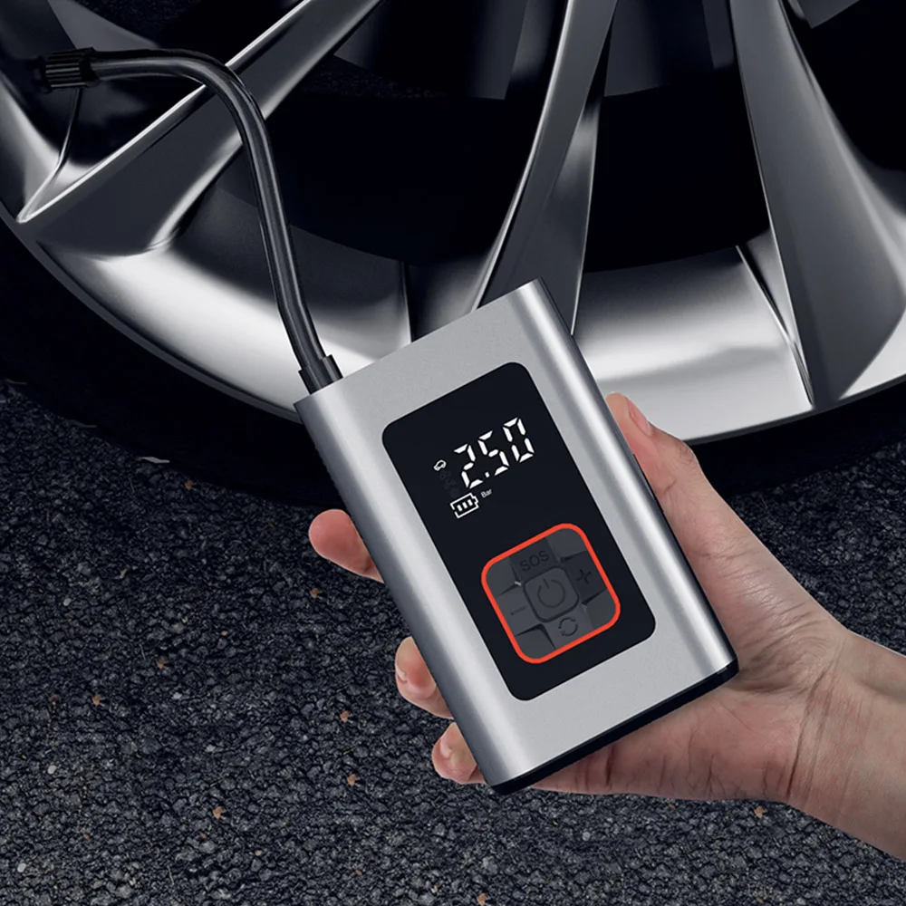 WESOPRO S6 – Mini Bomba Aire Eléctrica Inalámbrica Coche Moto Bici - imagen 5