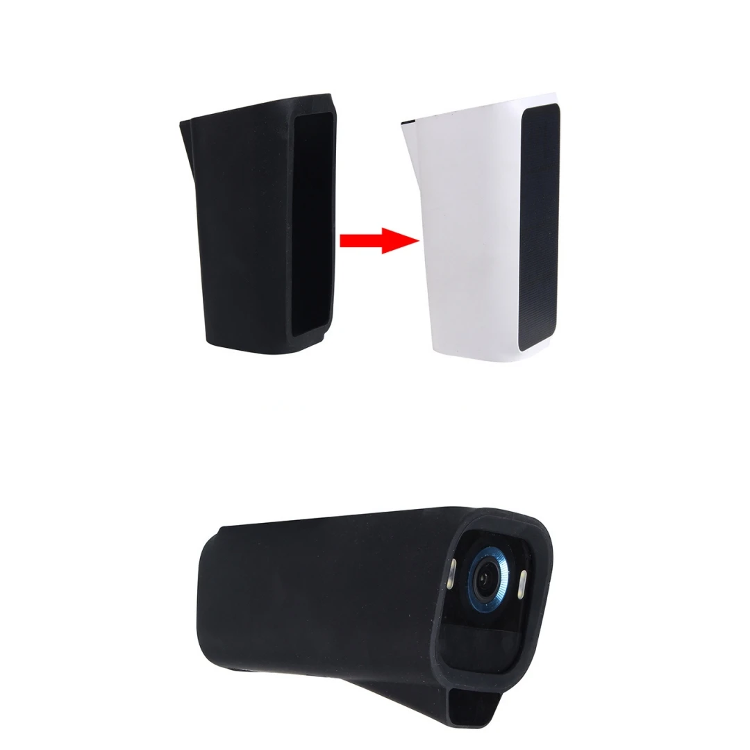 Funda protectora para cámara de seguridad, carcasa de silicona para cámara, resistente a los rayos UV, resistente a la intemperie para cámara de seguridad inalámbrica Eufy Cam S3 Pro - imagen 2