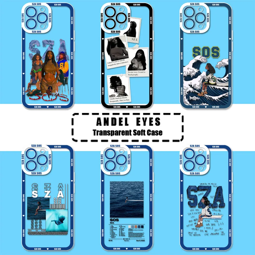 Funda con póster de Singer SZA SOS para Realme, C67, C65, C63, C55, C53, C35, C33, C31, C30, C21Y, C21, C20, C15, C12, 12, 10, 9, 9I, 8, 8I, 7 Pro Plus