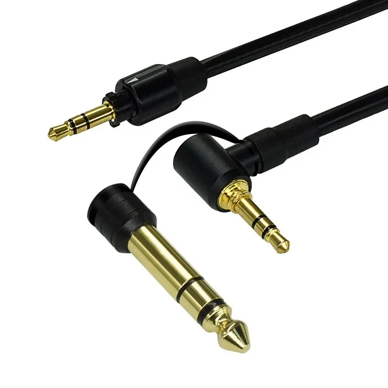 Cable de Audio estéreo de repuesto de 3,5mm a 3,5 y 6,5mm, adaptador de Cable para auriculares Edición PRO DETOX Solo HD Mixr