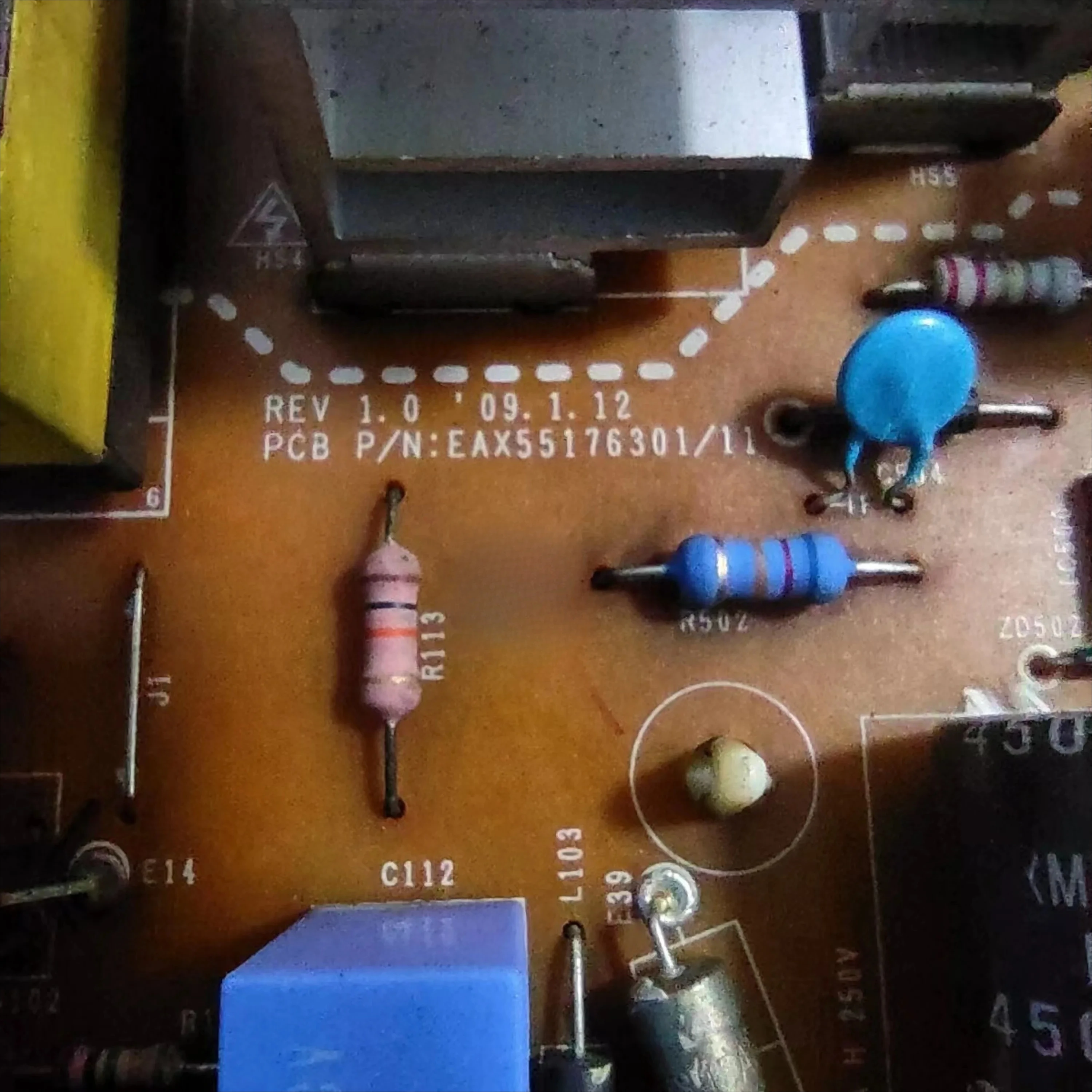 Placa de fuente de alimentación EAX55176301/11 LGP32-09P, EAY61632301, REV 1,0, Original, para 32LH200C-UA, 32LH2000, 32LG2100, 32 pulgadas - imagen 2