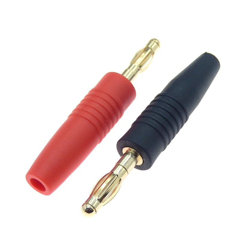 Conectores Banana para altavoz Musical, clavijas chapadas en oro de 4mm, 4 piezas, novedad - imagen 4