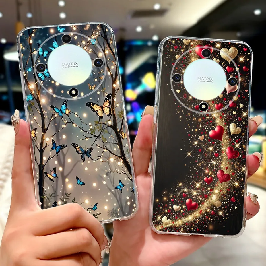 Para Honor Magic6 Lite funda HonorX9B ALI-NX1 Cool Dragon pintado funda de silicona suave para Honor X9B Magic 6 Lite Fundas Coque - imagen 2