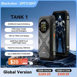 Blackview OSCAL Tank 1 Teléfono resistente 5G para exteriores