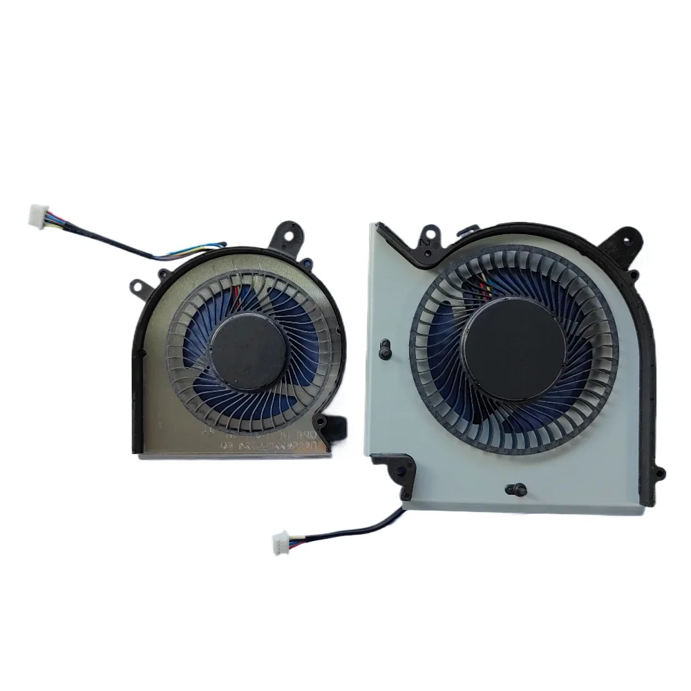 Ventilador de refrigeración para CPU de ordenador portátil + GPU para MSI Pulse GL66 Sword 15 Creator M16 Katana GF66 Series DFS5L22H05G86C QP10 DFS5K221155724 QP11 - imagen 2