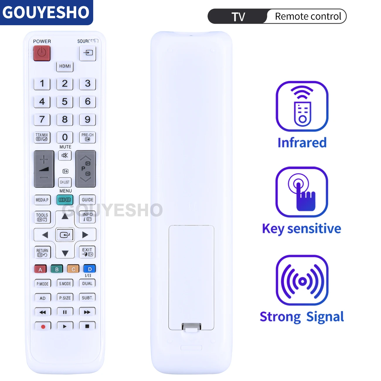 Nuevo Control remoto para Samsung LCD TV BN59-01081A 01069A UE22C4010PW A59-00466A T22A550 T19A350 T20A350 T22A350 - imagen 3