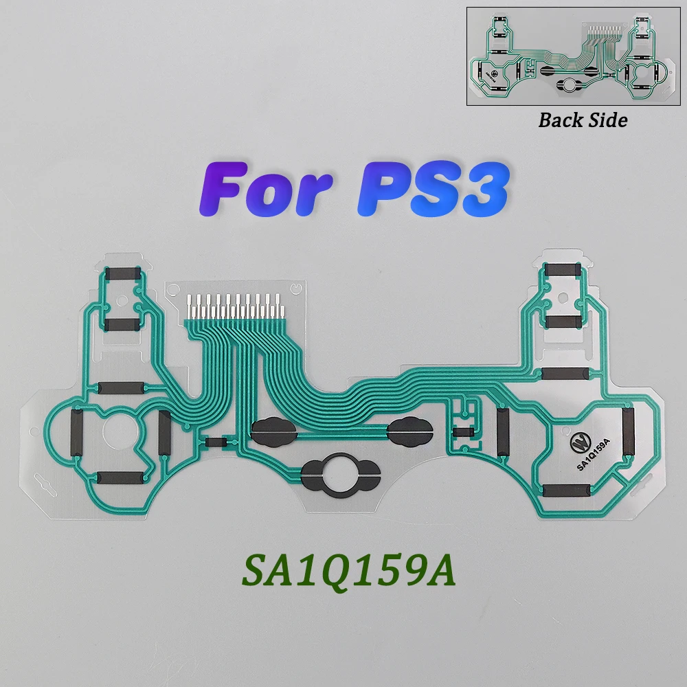 Placa de circuito de cinta de botón para PS3, PS4 Pro, PS5, JDS, JDM, 001, 011, 030, 040, 055, Cable flexible de teclado de película conductora, 1 unidad - imagen 3