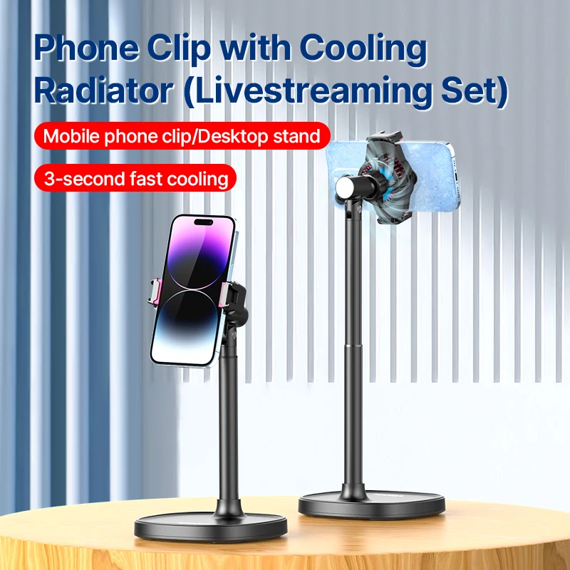 Ulanzi SK-06 Soporte Móvil Refrigeración 360° para Streaming Directo