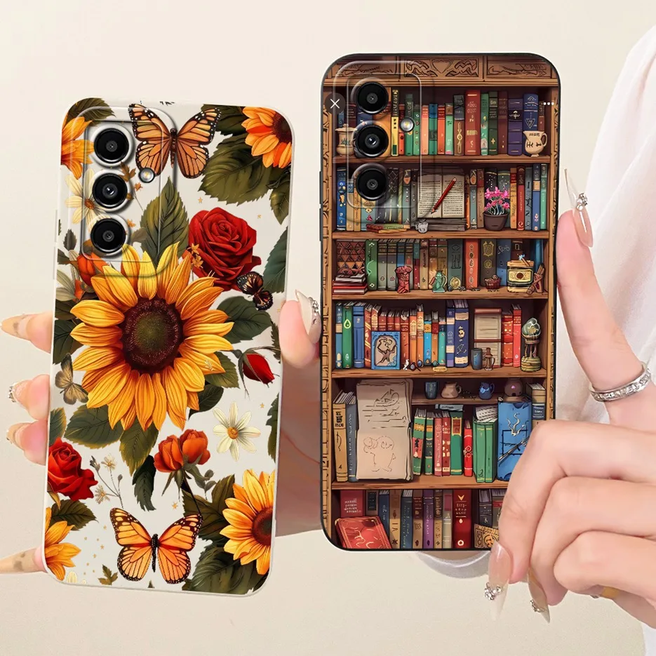 Para Samsung Galaxy M54 5G funda SM-M546B lindo gato pato cubierta de dibujos animados suave TPU funda de teléfono para Samsung M14 M34 M54 5G Fundas parachoques - imagen 3