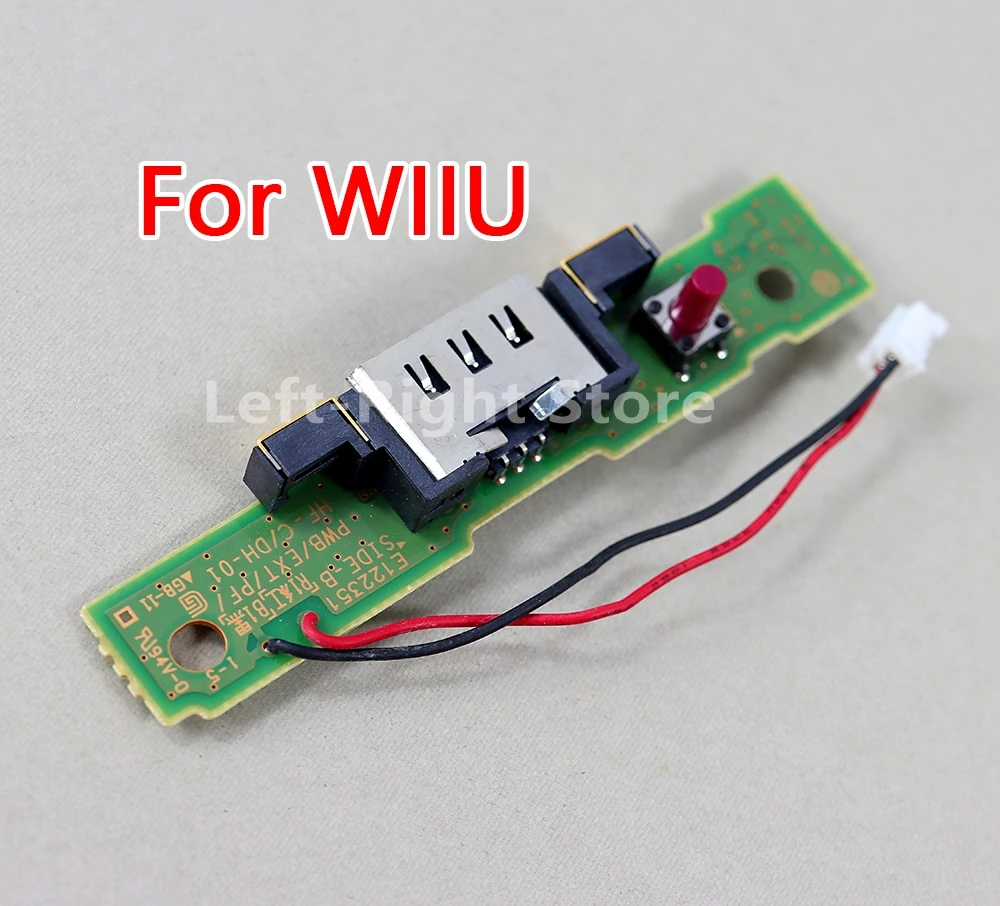 20 piezas para WIIU, cargador de energía de repuesto, conector Jack, puerto de carga con PCB para WII U Gamepad - imagen 2