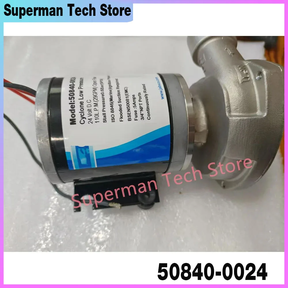 Para bomba de diafragma JABSCO 50840-0024 24V5A bomba de agua eléctrica importada