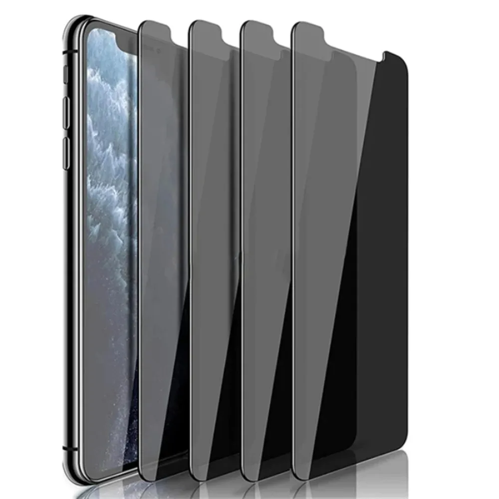 Vidrio templado antiespía para IPhone 15 14 13 Pro MAX 12 Pro Max Mini Protector de pantalla de privacidad para iPhone XS XR X 11 7 8 Plus