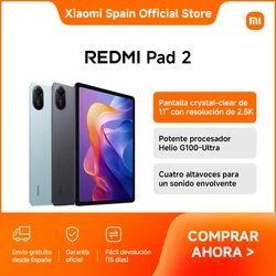 Redmi Pad 2, tablet de 11 pulgadas 2.5K con Helio G100-Ultra