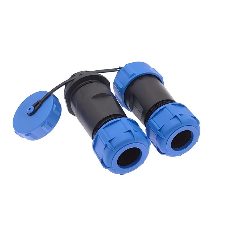 Conectores impermeables SP21, enchufe IP68 sin soldadura, macho hembra, 2 pines, 3 pines, 4 pines, 5 pines, 6 pines, 7 pines, conexión de tornillo SL21 - imagen 4
