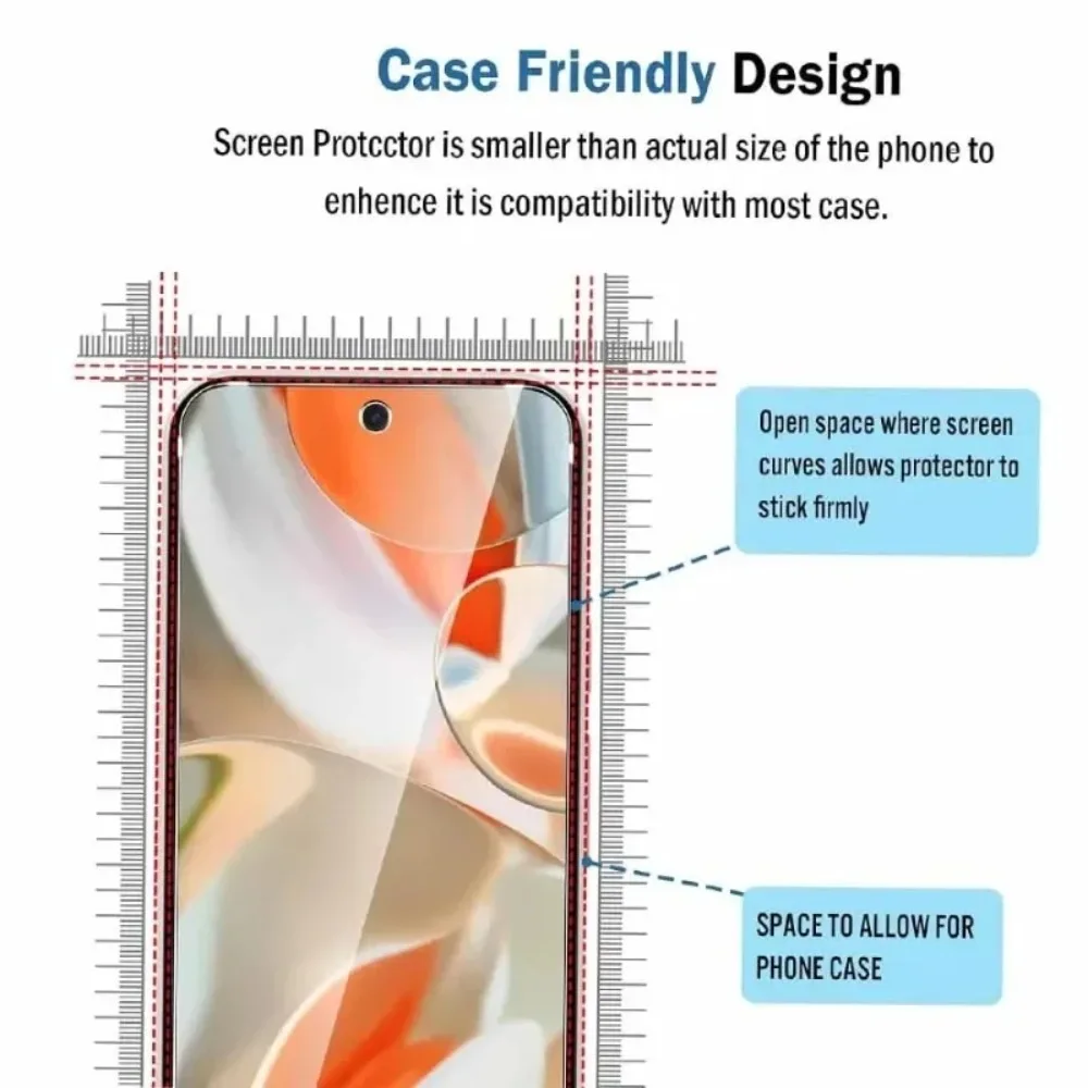 2PCS Protector de pantalla de vidrio templado XL 8A 6A 6 para Google 7A Pixel 9 8 Pro GLASS - imagen 2