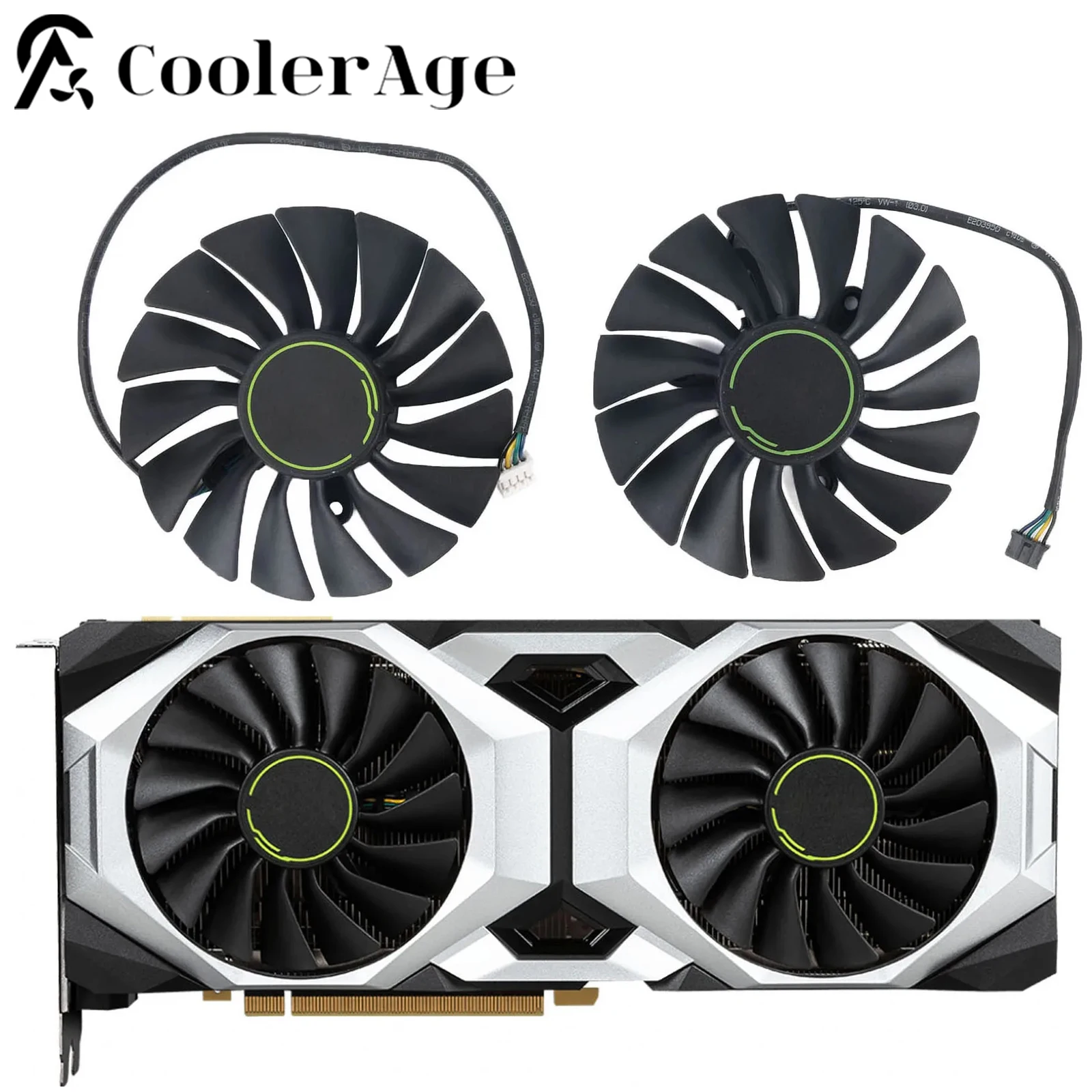 Reemplazo del ventilador de la tarjeta de vídeo para MSI 88mm Geforce RTX 2080 VENTUS RTX 2080Ti SUPER VENTUS PLA09215B12H ventilador de refrigeración de la tarjeta gráfica - imagen 2