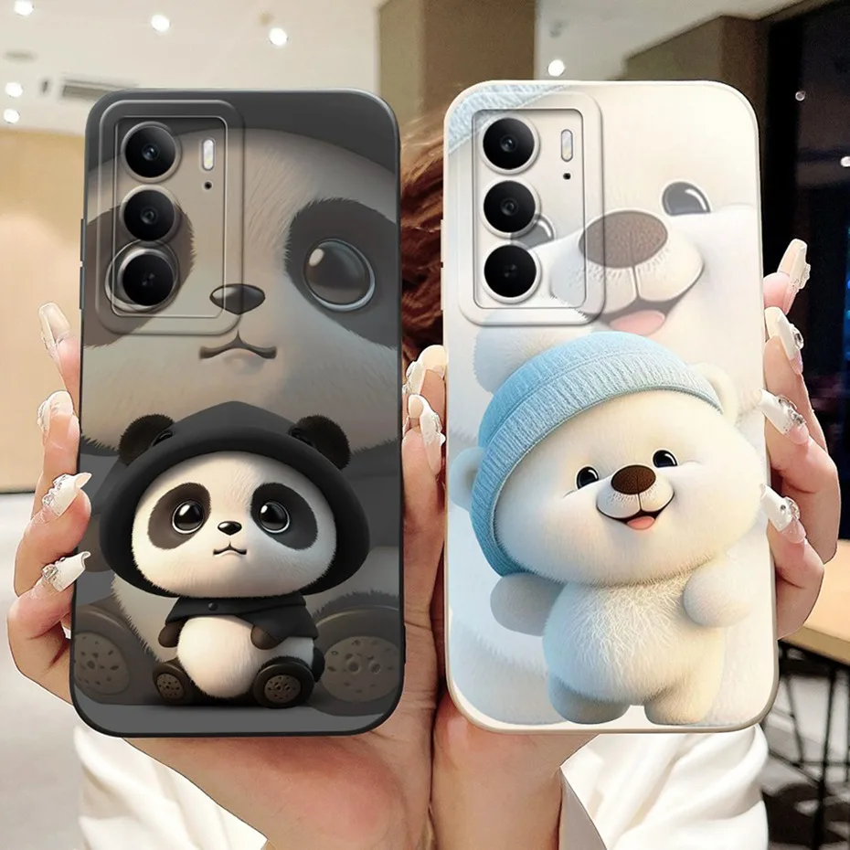Nuevo diseño de moda para Realme C75 C65 2024, funda protectora de lente para teléfono RealmeC75 C65 4G, fundas de gelatina de silicona suave - imagen 3