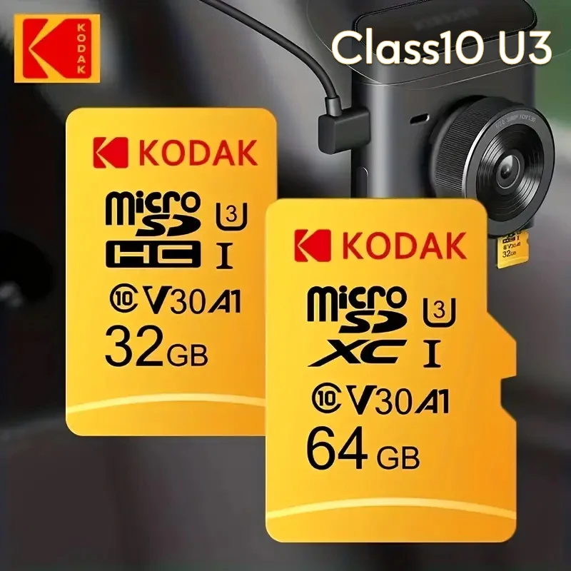 Tarjeta de memoria KODAK grabadora de conducción 32G 64GB 128GB 256GB tarjeta Micro SD para teléfono móvil PC auricular altavoz cámara HD interruptor de juego - imagen 2