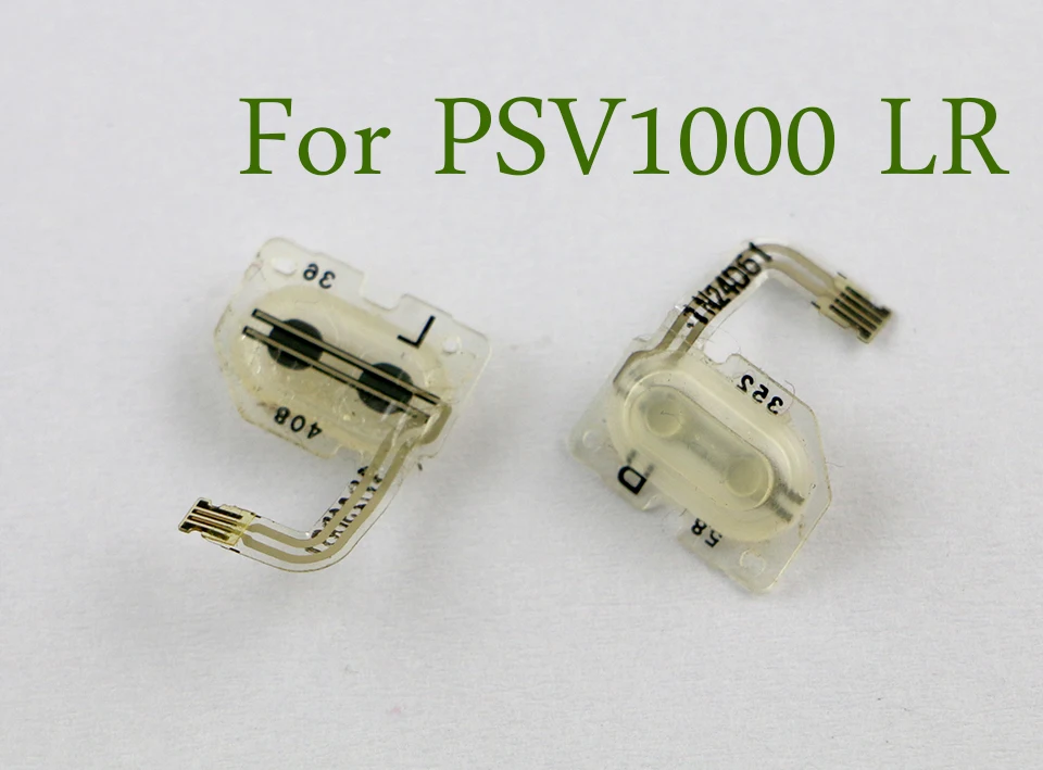 1 Juego de Cable de goma conductora con botón de disparo L R para teclado PSV1000, Cable flexible LR para PSVita 1000