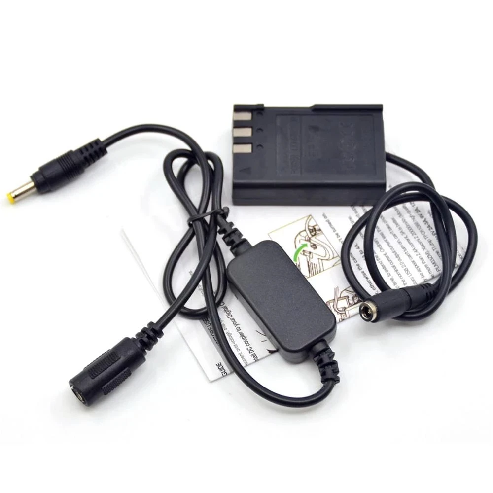 Cable de alimentación CC reductor 12V-24V EP-5 acoplador CC EN-EL9 Kit de batería simulada para cámaras Nikon D40 D40X D60 D3000 D5000 - imagen 5