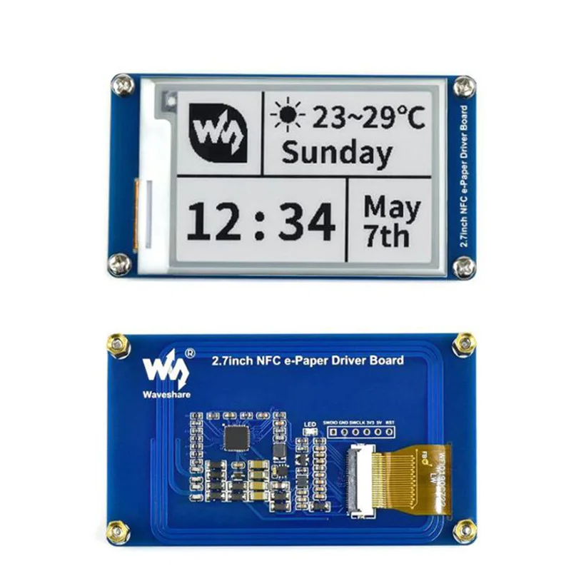 Módulo de papel electrónico con alimentación pasiva NFC de 2,7 pulgadas - imagen 2