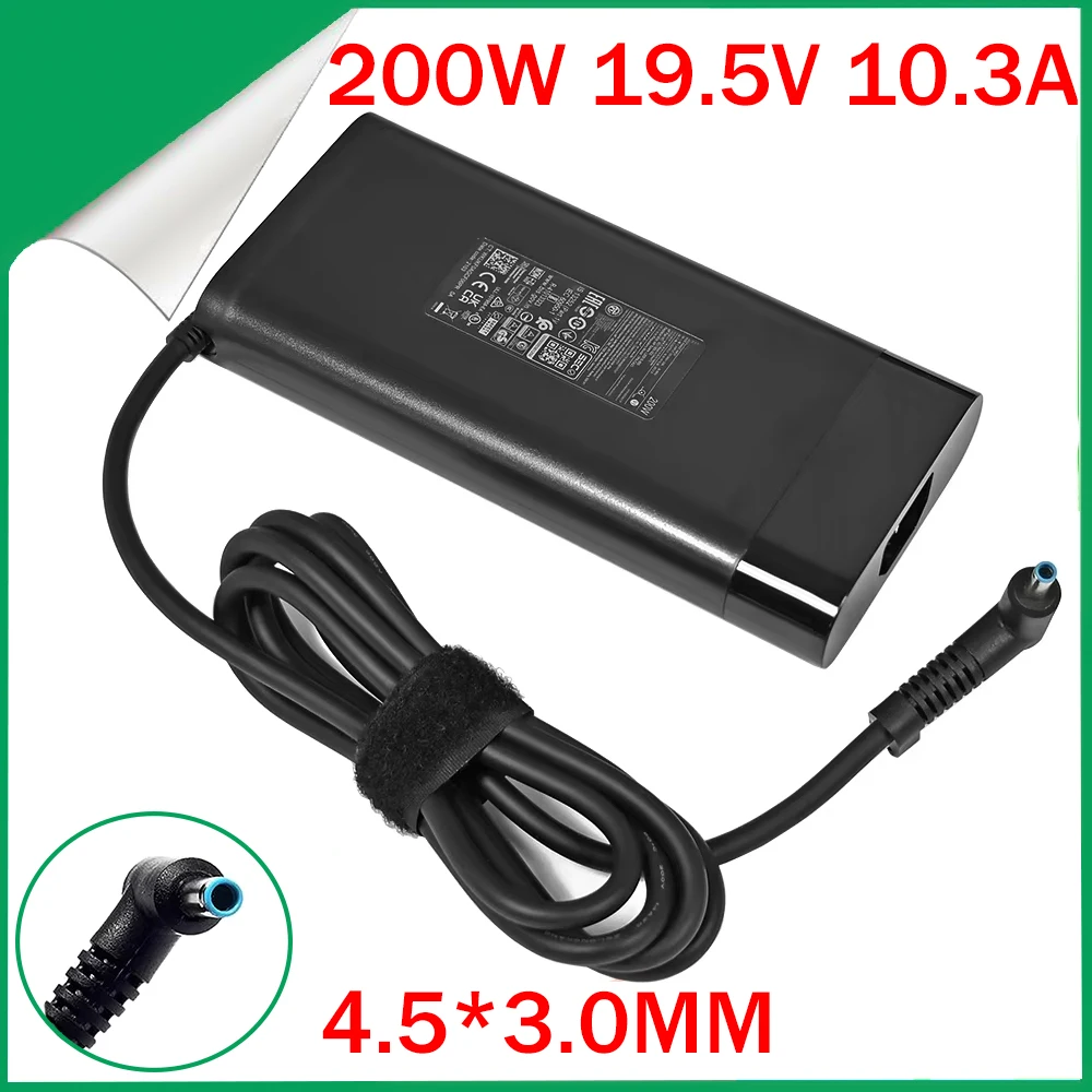 19,5 V 10.3A 200W 4,5*3,0 MM adaptador de CA cargador de ordenador portátil para HP TPN-LA21 TPN-LA20 L73385 L75881-001 L74881-001 PA-1201-08HT