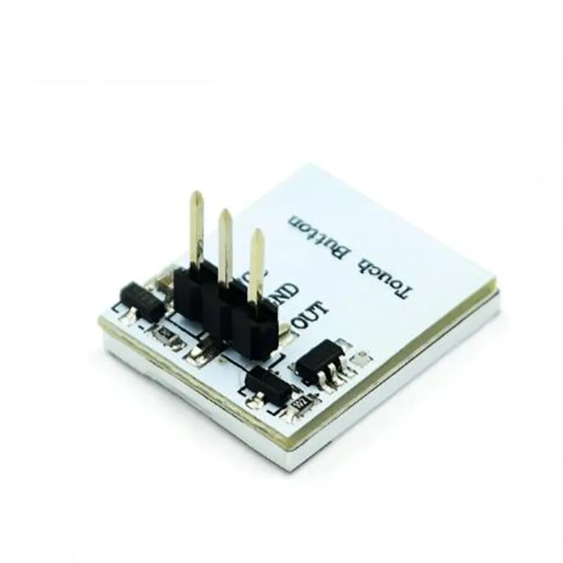 Módulo de botón de Interruptor táctil capacitivo RGB, Color verde, azul, rojo y amarillo, módulo de 2,7 V a 6 V, antiinterferencias, serie HTTM fuerte - imagen 2