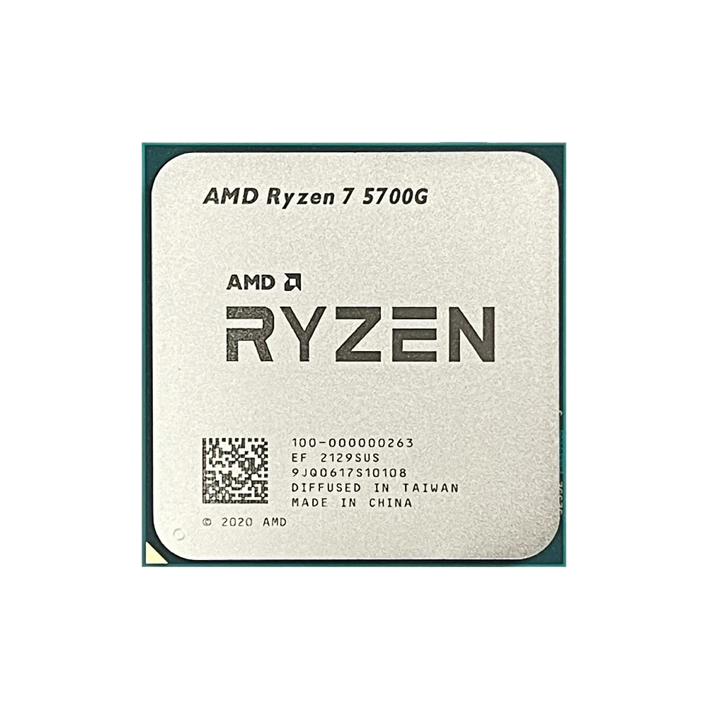 AMD Ryzen 7 5700G R7 5700G CPU placa de video Chips integrados de escritorio GPU juego Oficina CPU Socket procesador AM4 - imagen 3