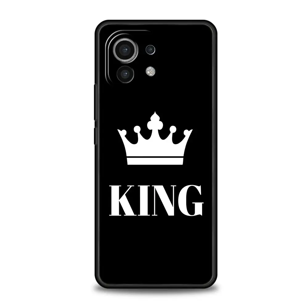 Funda de dibujos animados para móvil, carcasa con diseño de corona y reina para Xiaomi 14, 13T, 12T Pro, 12, 13, 11 Ultra, Mi Note 10 Lite, 10T, 5G Pro, 11T, 11i, 9T - imagen 4