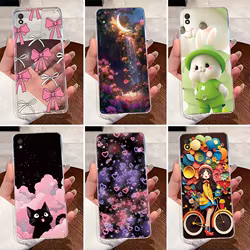 Funda Xiaomi Redmi 9A/9i/9AT Silicona Transparente Diseño Conejo Amor