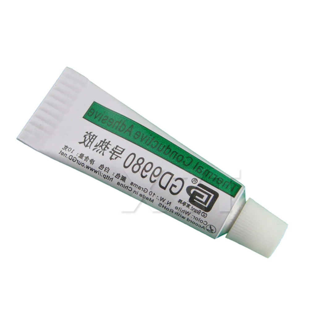 Pasta térmica GD9980, adhesivo termicamente conductor, pegamento conductor al calor, yeso disipador térmico, pegamento disipador térmico, 10g - imagen 2