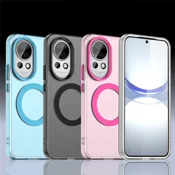 Huawei Nova 13/12 – Funda magnética mate translúcida antigolpes