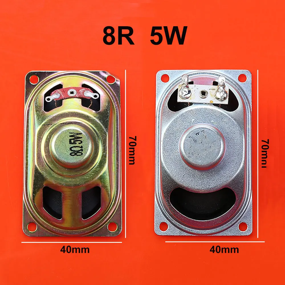 JCD 1 pieza 5W 8R altavoz de bocina Monitor LCD/TV 4070 altavoces 8 ohm 5 vatios 40*70MM de espesor 16MM 23MM altavoz - imagen 2