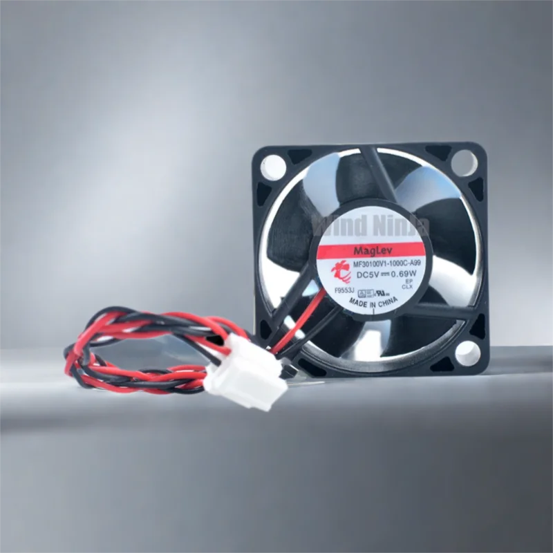 MF30100V1-1000C-A99 Mini ventilador axial 3cm X 30mm ventilador de refrigeración para enrutador Raspberry Pi DC5V 0,69 W tamaño compacto 30x30x10mm