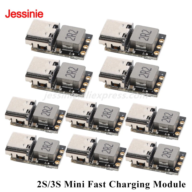 DC 4,5-9,5 V 2S/3S Mini 3,7 V Boost QC cargador rápido polímero Li-ion batería de litio equalización Drone placa de módulo de carga rápida - imagen 2