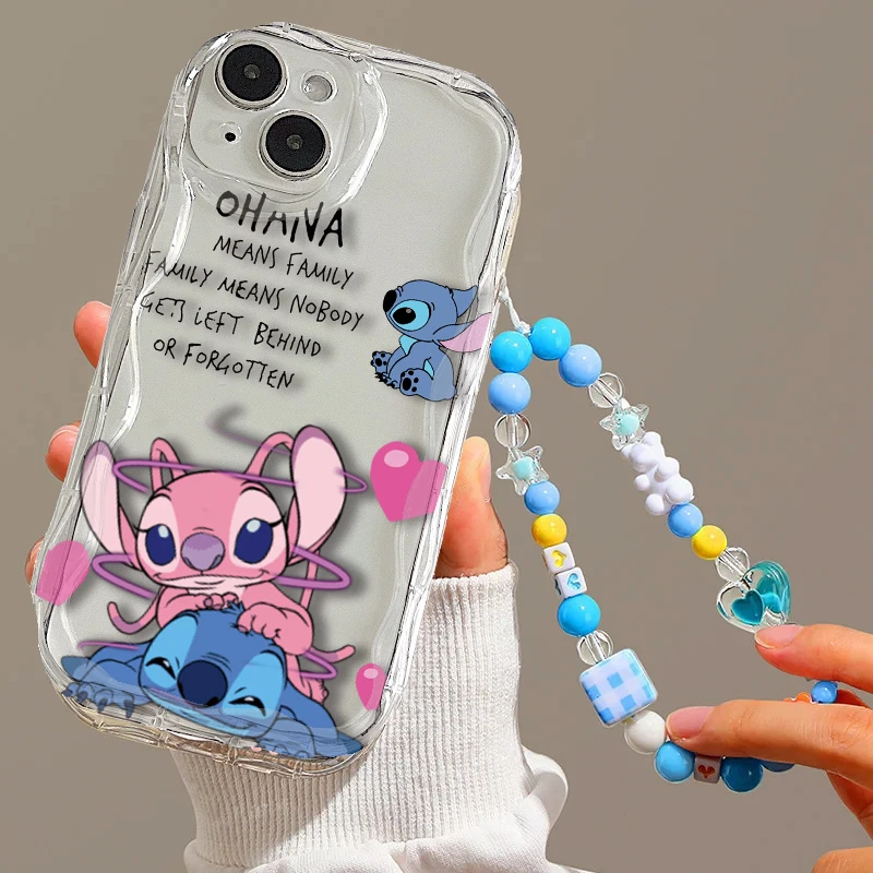 Funda de cadena con forma de corazón de punto transparente de TPU para Infinix Hot 50 40 Pro Hot 30 Play Camon 30 Pro 4G 5G fundas de teléfono