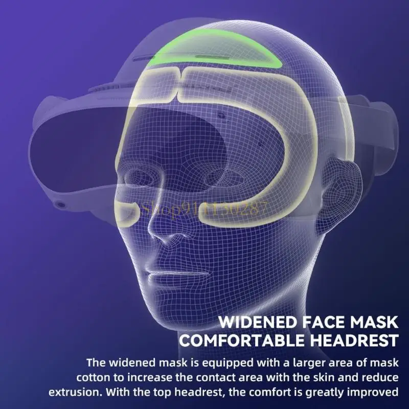 Soportes interfaz J1HC para almohadillas cojín cara auriculares Pico 4 - imagen 3