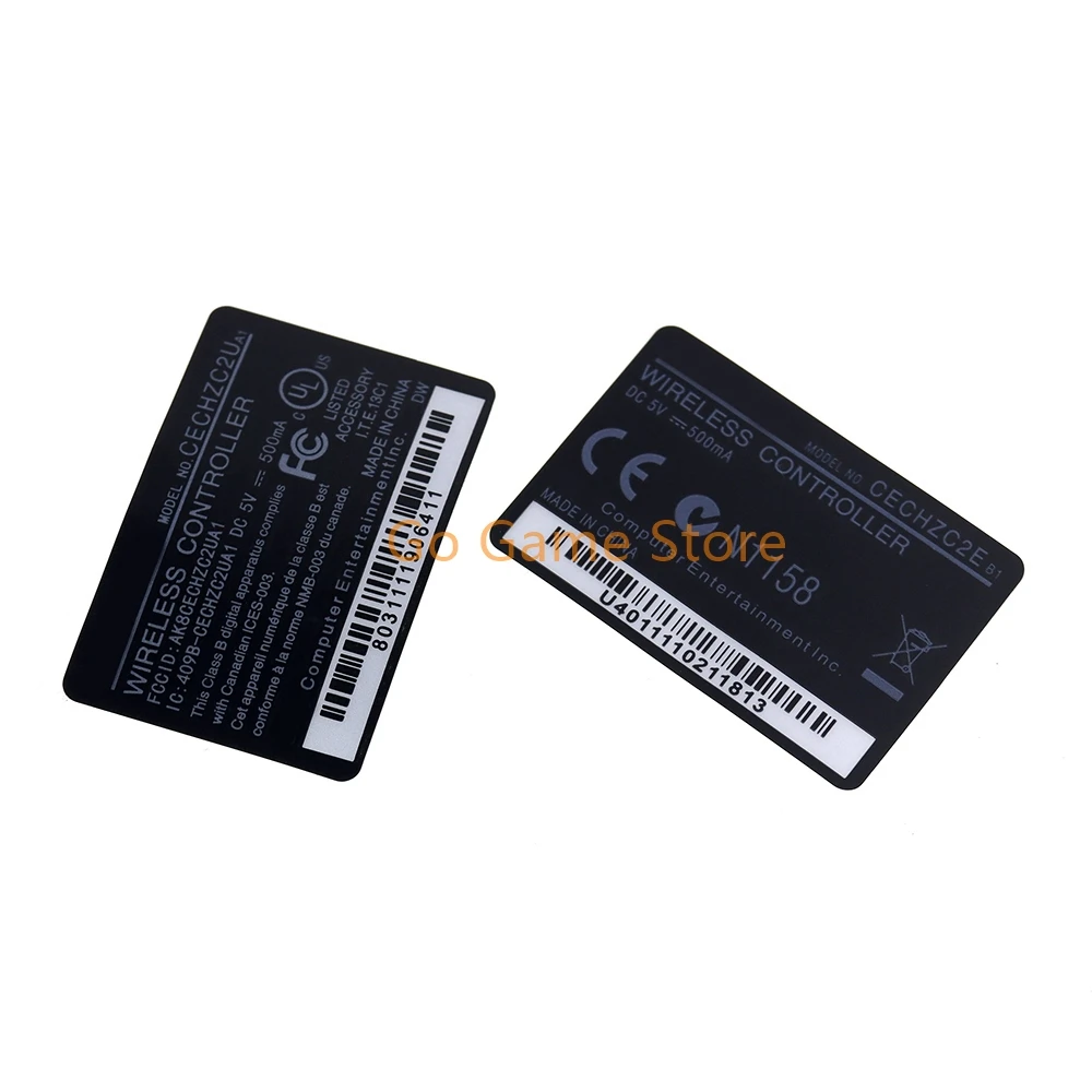 2 uds para PS3 etiqueta trasera carcasa pegatina sellos para Playstations 3 reemplazo del controlador de mango inalámbrico - imagen 5