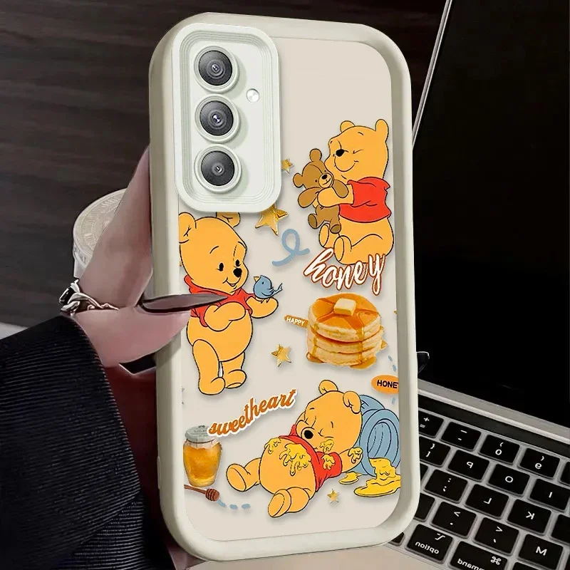 Funda de lujo de Disney Winnie Pooh para Samsung Galaxy, A55, A35, A25, A15, A05, A05S, 5G, A24, A13, A23, A12, A22, A32, A52, A52S, A71, A72, A51, 4G - imagen 5