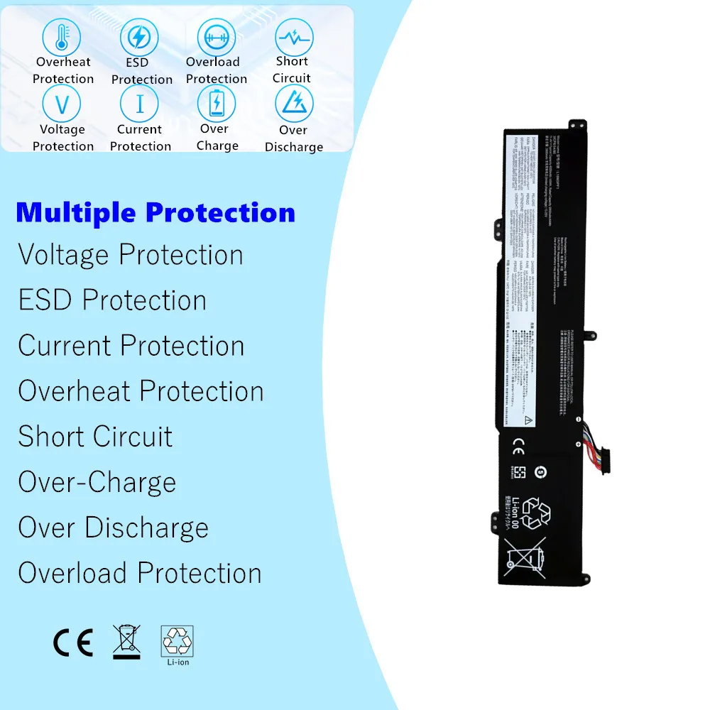 Batería de ordenador portátil 11,4 V 45Wh para Lenovo ideapad L340-15IRH L340-17IRH Gaming L18M3PF1 L18C3PF1 - imagen 5